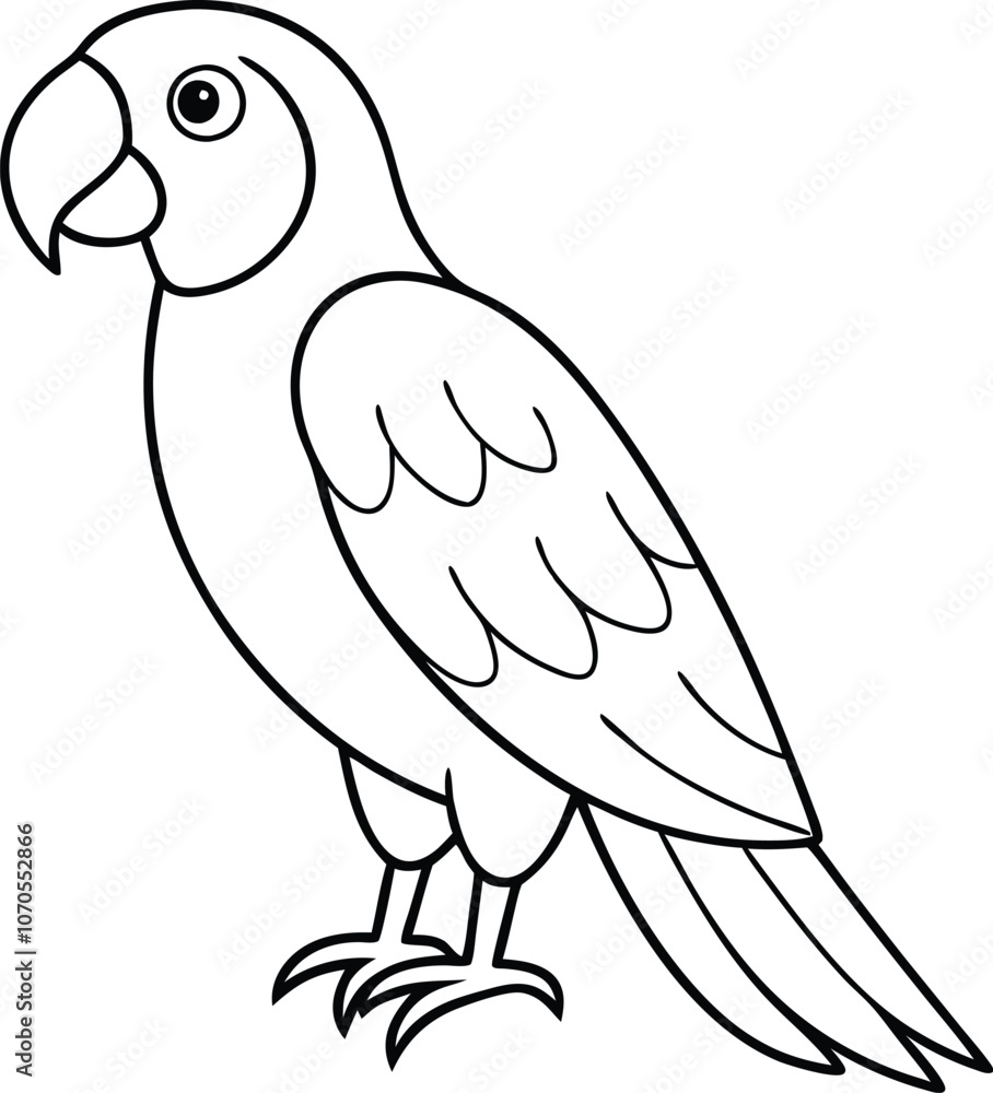 Bird line art vector illustration
Bird line art vector illustration