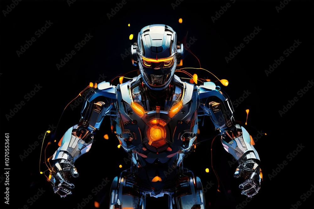 photographic effect motion photography capturing the robots move photographic effect motion photography capturing the robots move