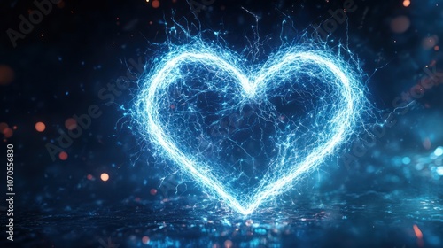 Glowing Heart of Energy