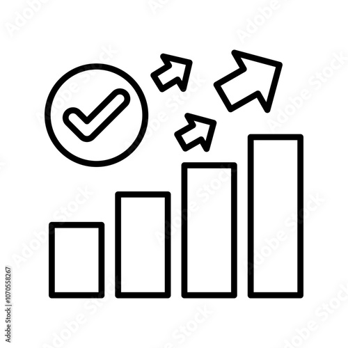 Improvement Outline Icon, Vector illustration