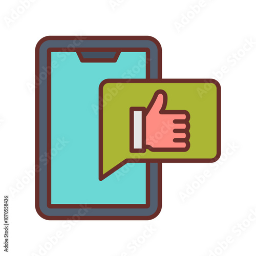 Feed Back Filled Icons , Vector illustration