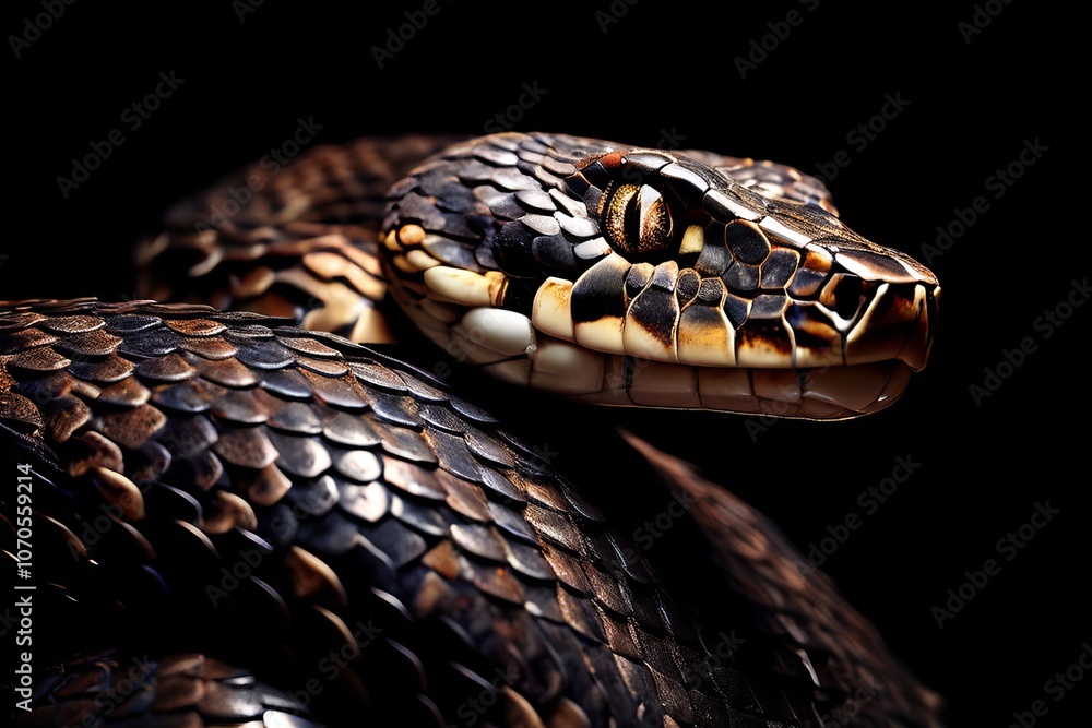 snake macrorealism edge lighting emphasize the intricate details snake macrorealism edge lighting emphasize the intricate details