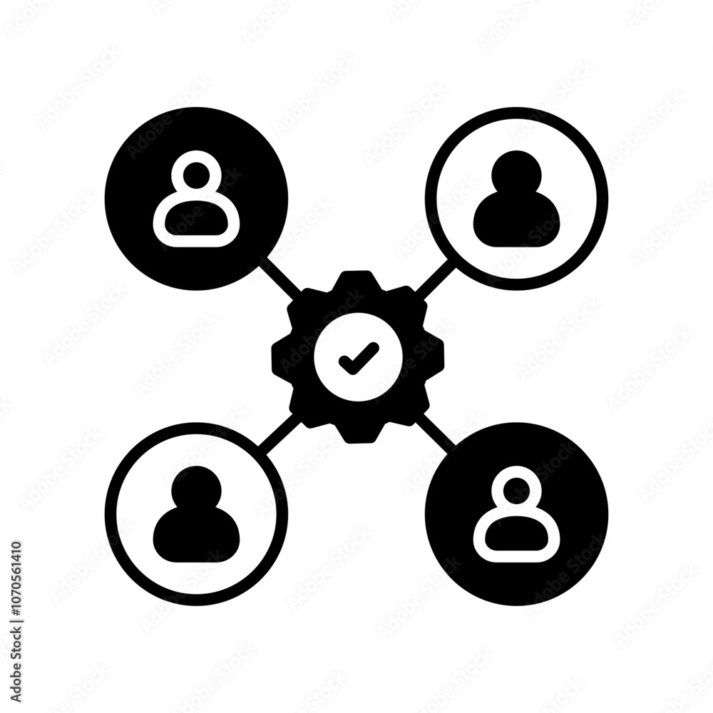 Campaign Management Glyph Icon, Vector illustration Campaign Management Glyph Icon, Vector illustration