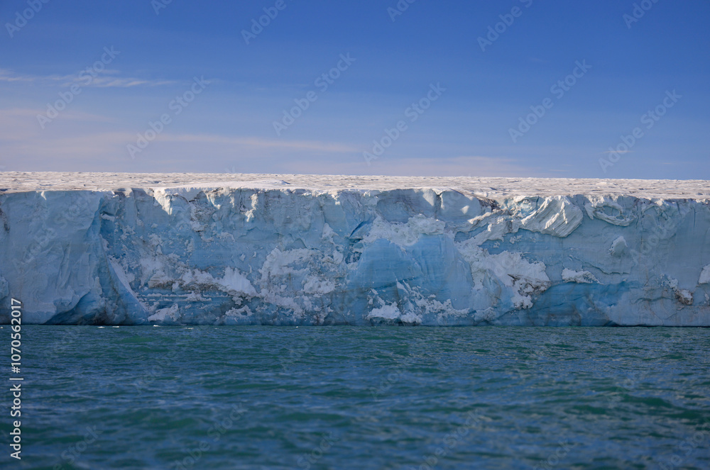 View of Austofonna Ice Cap, Svalbard View of Austofonna Ice Cap, Svalbard