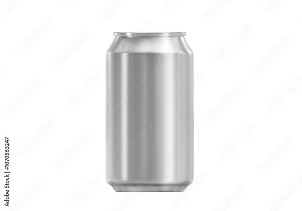 Aluminum can, transparent background Aluminum can, transparent background