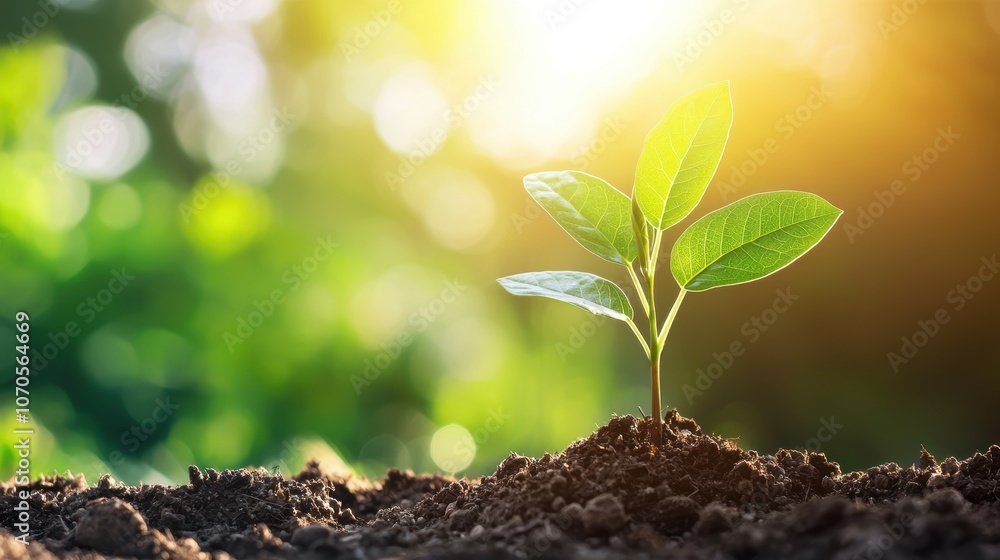 A small plant sprouting from the ground, reaching towards the sunlight, symbolizing the early stages of idea development and growth. A small plant sprouting from the ground, reaching towards the sunlight, symbolizing the early stages of idea development and growth.
