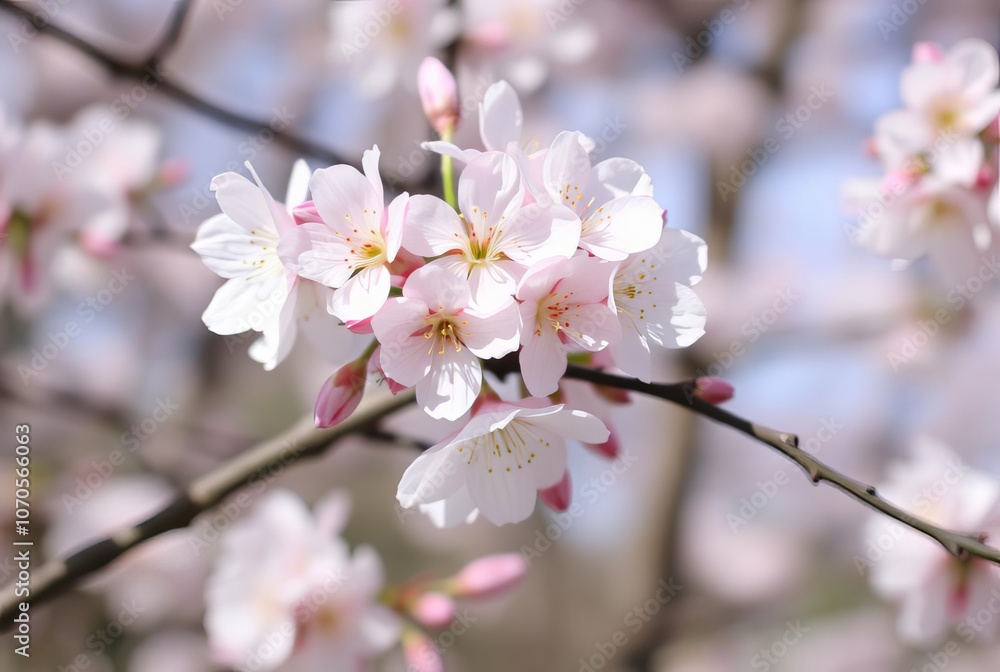 Japanese Cherry Blossoms Delicate cherry blossoms in full bloom Japanese Cherry Blossoms Delicate cherry blossoms in full bloom