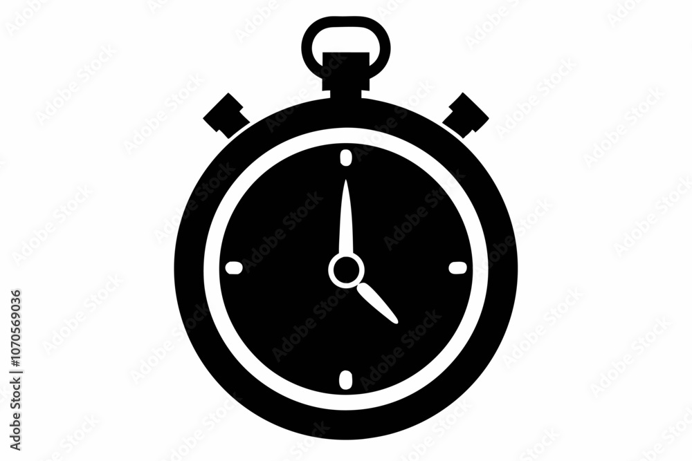 a stopwatch vector art, stopwatch vector icon on white background a stopwatch vector art, stopwatch vector icon on white background