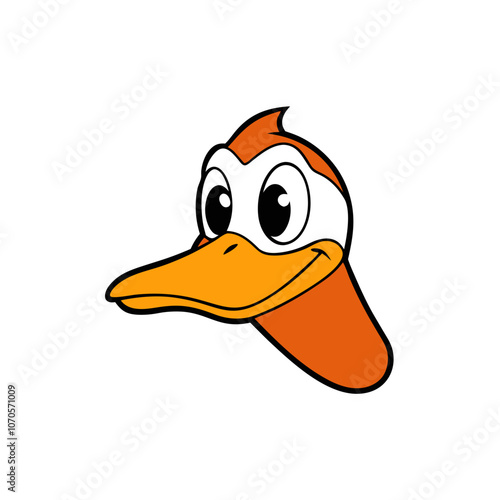 Duck head vector illustration