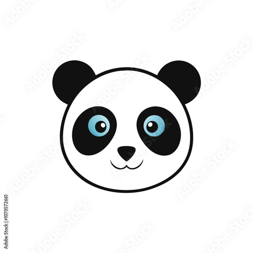 panda bear with a heart