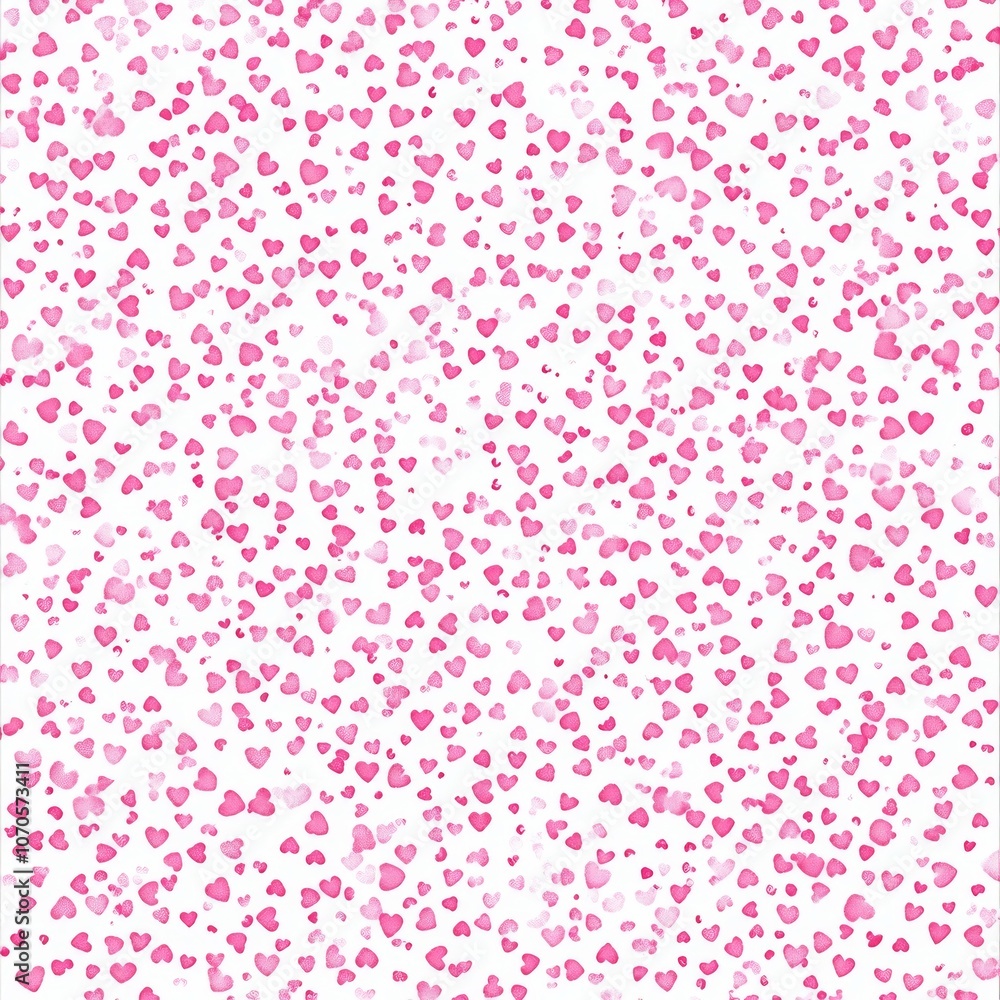 Elegant Tiny Pink Hearts Pattern on White Background for Valentine’s Day. Simple Yet Visually Appealing Romantic Design. Elegant Tiny Pink Hearts Pattern on White Background for Valentine’s Day. Simple Yet Visually Appealing Romantic Design.