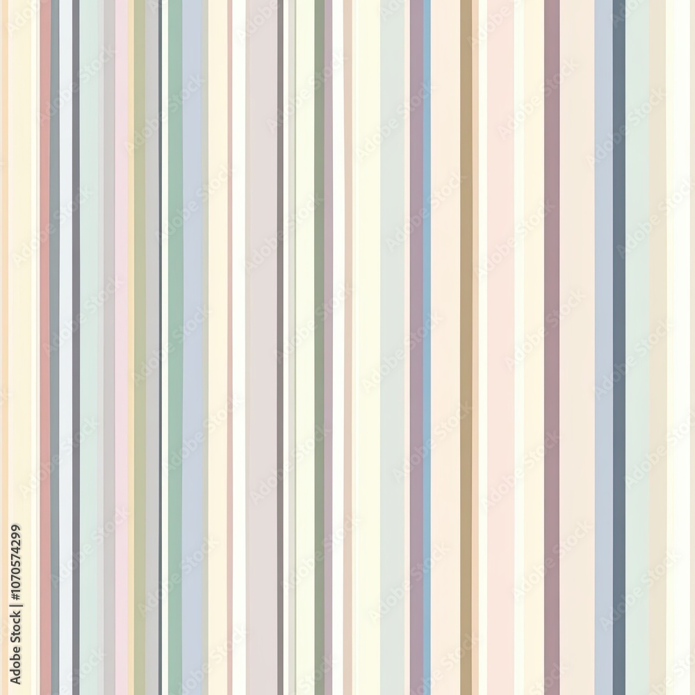 Abstract Pattern of Vertical Pastel Stripes Abstract Pattern of Vertical Pastel Stripes