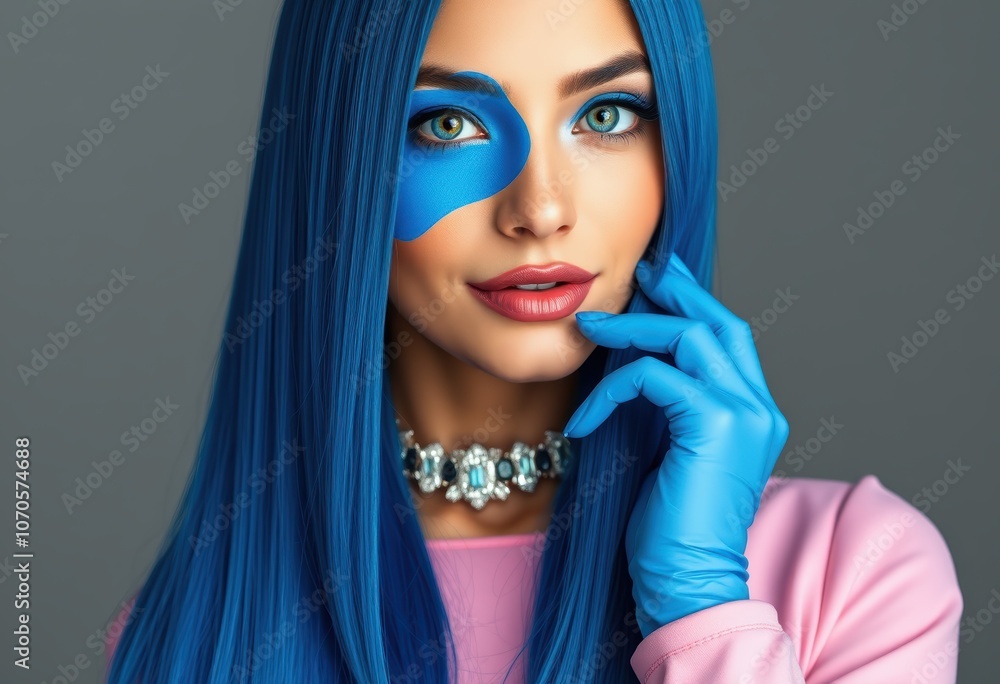 Discover the Allure of Blue Hair and Makeup Styles for a Striking Look Discover the Allure of Blue Hair and Makeup Styles for a Striking Look
