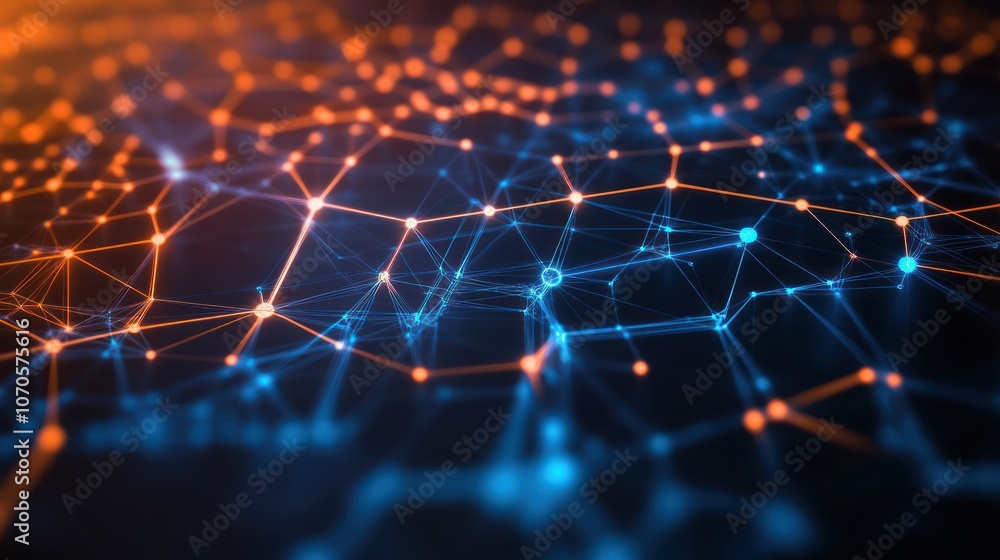 Abstract Network Visualization Abstract Network Visualization