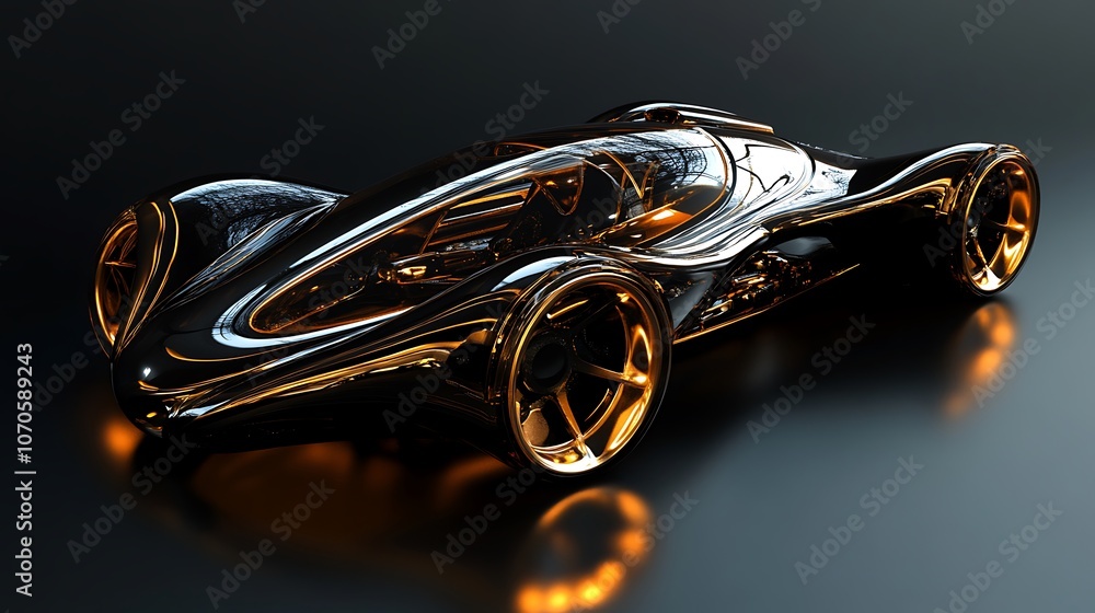 Metallic 3D 8.8 with glossy reflections on a dark background Metallic 3D 8.8 with glossy reflections on a dark background