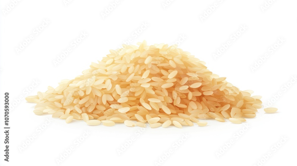 Pile of Uncooked Rice