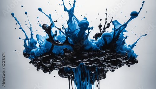 ink splash, perfect light, highly detailed, bright picture photo