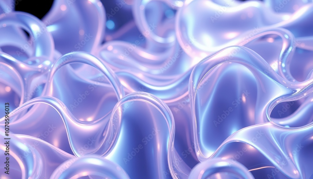 Explore the fluid dynamics of glossy waves in abstract art Explore the fluid dynamics of glossy waves in abstract art