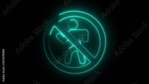 no entry sign vector design illustration image icon .