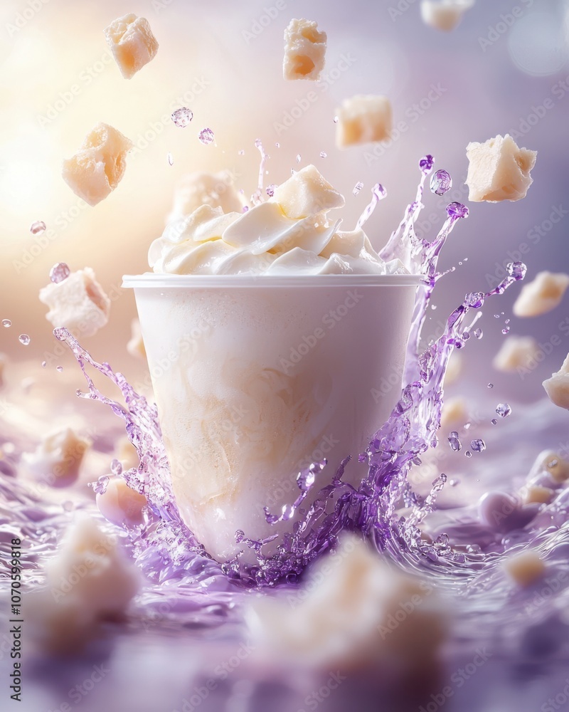 Refreshing creamy dessert delight experience the perfect blend of whipped topping and sweet treats in a splash of flavor Refreshing creamy dessert delight experience the perfect blend of whipped topping and sweet treats in a splash of flavor