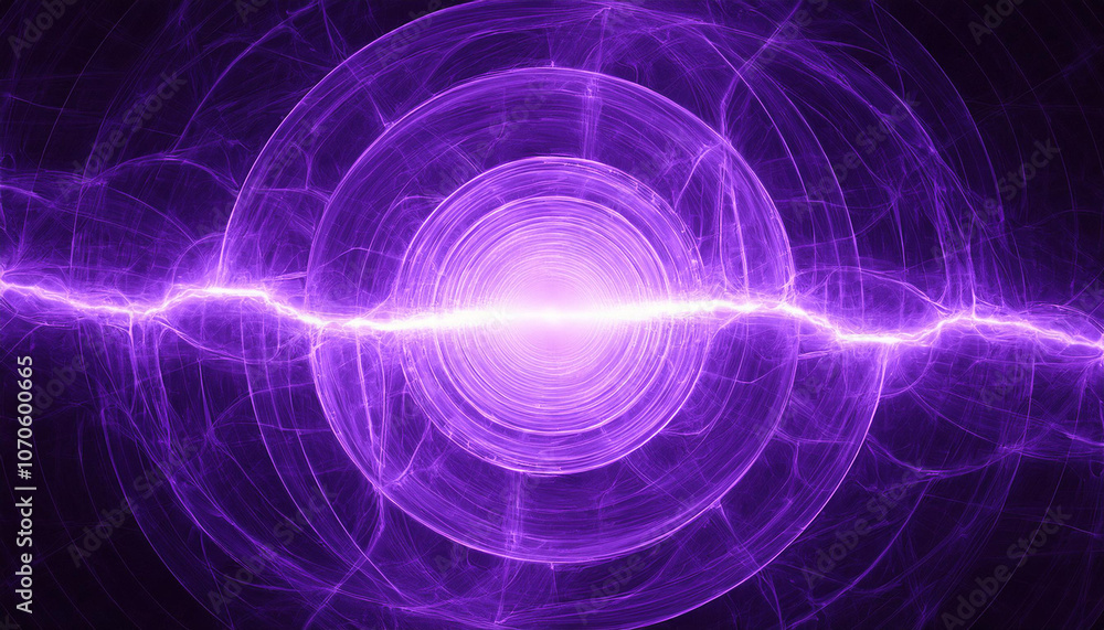 Fototapeta premium purple lighting energy flash background