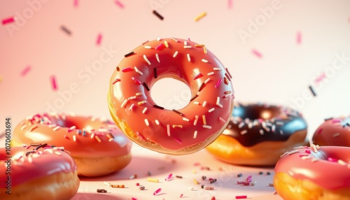 Delight Your Senses with Colorful Sprinkled Donuts for Every Occasion