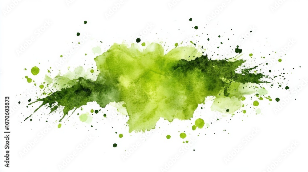 Green Watercolor Splash Green Watercolor Splash