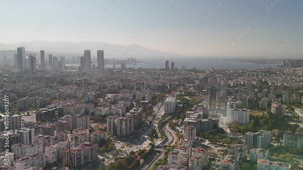 City view from drone City view from drone