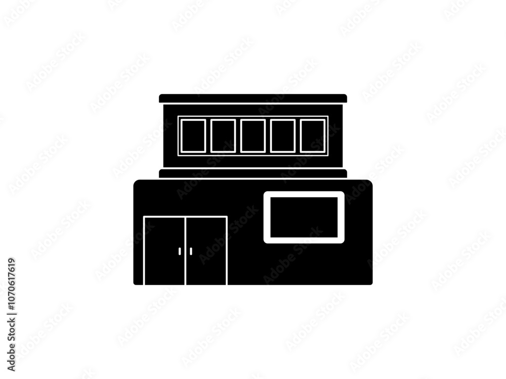 house building icon vector illustration tamplet, isolated on white house building icon vector illustration tamplet, isolated on white