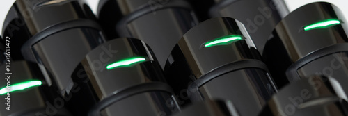 Εκτύπωση καμβά Advanced security alarm system concept, home and business protection solutions