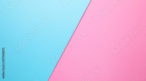 A split background featuring soft blue and pink colors, creating a visually appealing gradient effect.