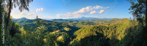 Explore the tranquil hills of the Prealps in Friuli Venezia Giulia with lush forests and charming villages