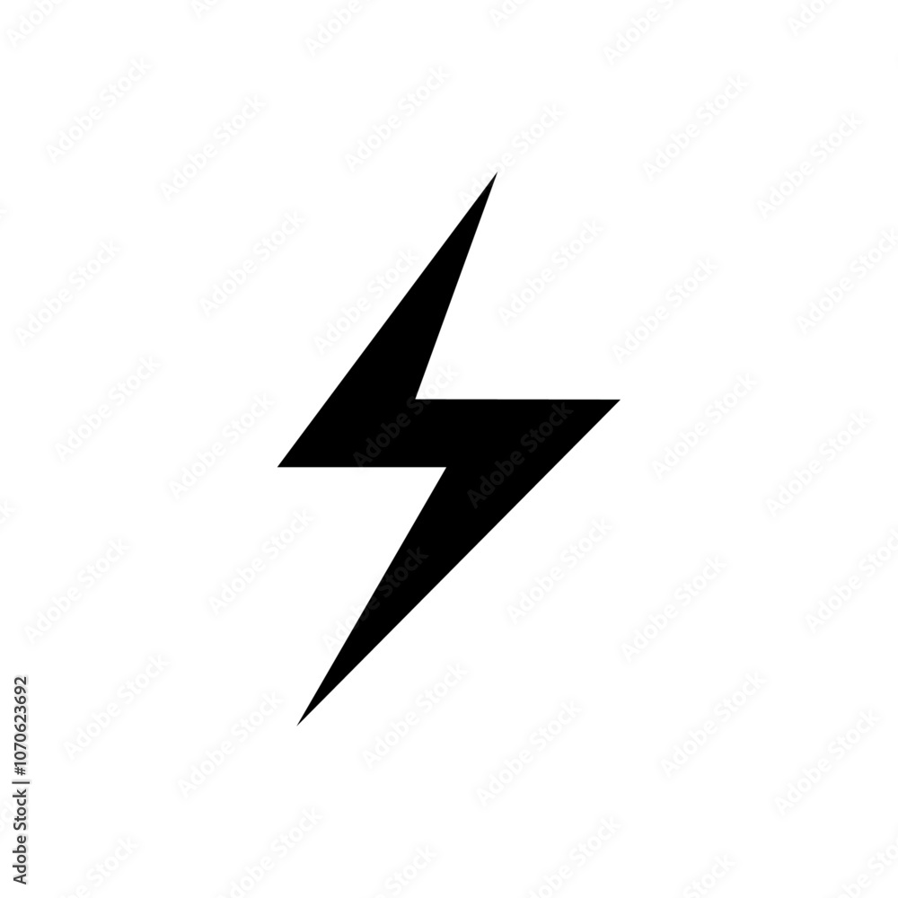 Flash icon black and white vector sign Flash icon black and white vector sign