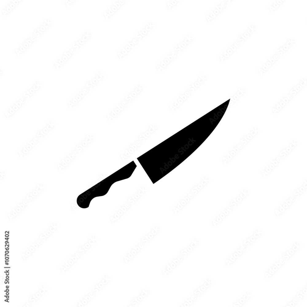 knife icon black and white vector sign knife icon black and white vector sign