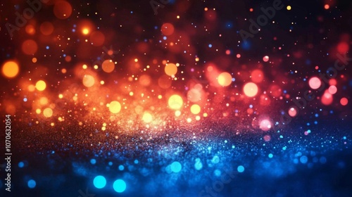 Vibrant Bokeh Abstract Background