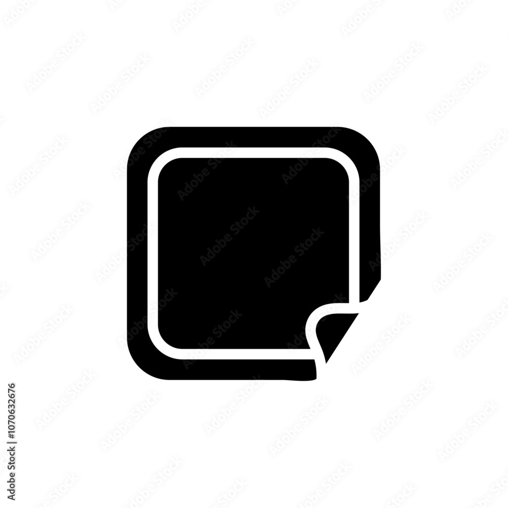 Nicotine patch icon black and white vector sign Nicotine patch icon black and white vector sign