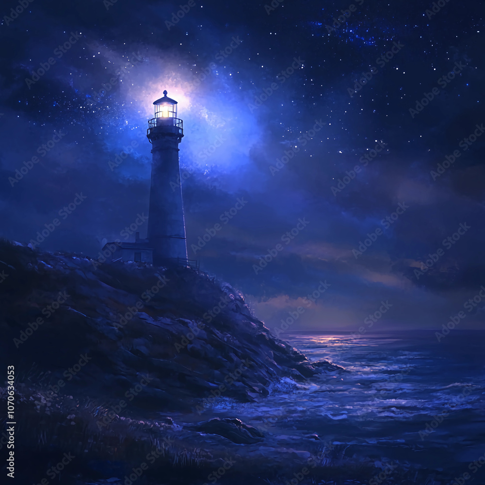 lighthouse at night lighthouse at night