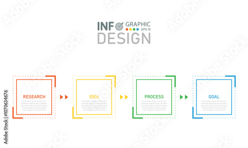 Infographics for presentations and free space for icons. for presenting work that is perfect for you