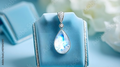 Moonstone Pendant Necklace Jewelry