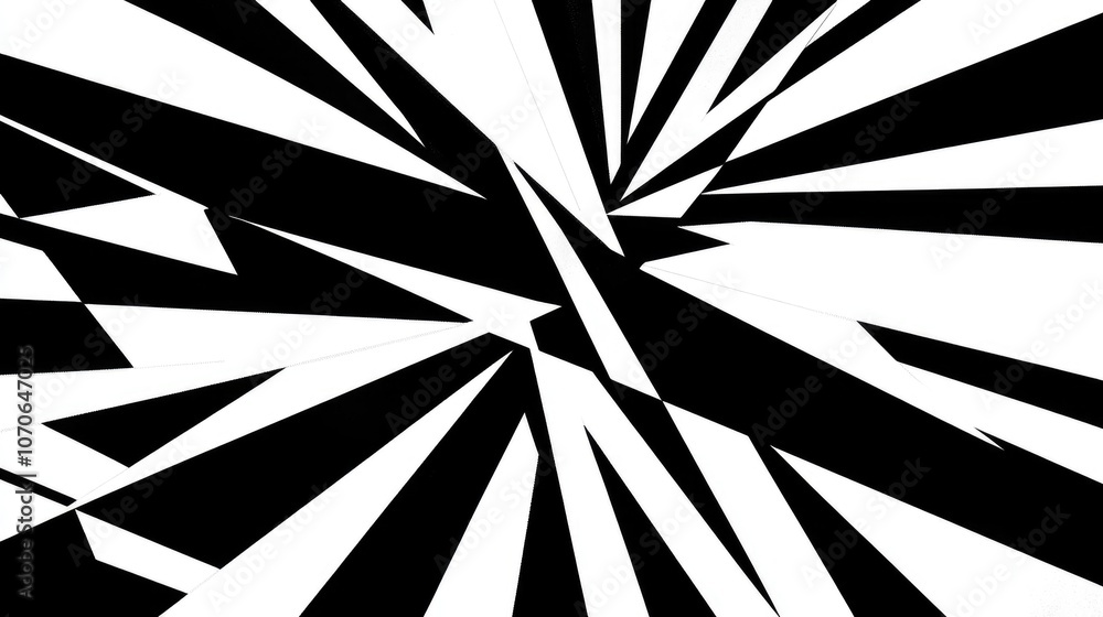 Dynamic Black and White Abstract Lines Pattern Dynamic Black and White Abstract Lines Pattern