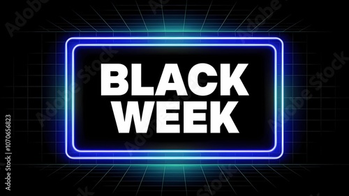 Schillerndes Neon-Design für die Black Week

