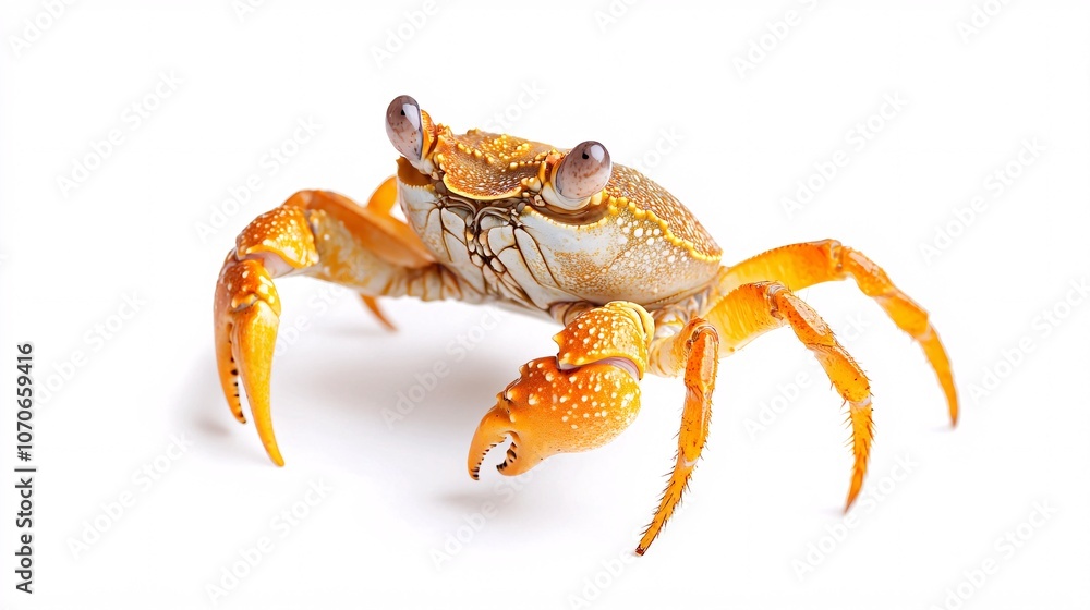 Close-Up of a Crab: A Vibrant Marine Life Portrait Close-Up of a Crab: A Vibrant Marine Life Portrait
