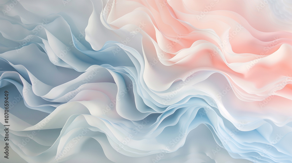 business background 3d wallpaper with Fluid, wave-like forms with a gentle gradient from light blue to light pink, creating a sense of soft movement. business background 3d wallpaper with Fluid, wave-like forms with a gentle gradient from light blue to light pink, creating a sense of soft movement.