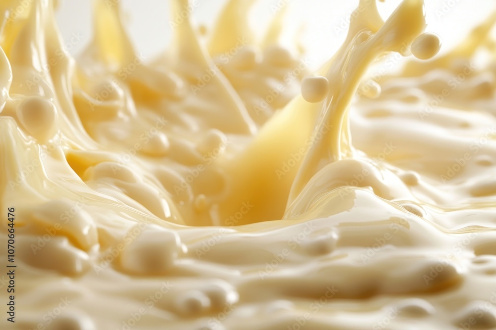 A Splash of Condensed Milk Creates Whirlpools and Bubbles A Splash of Condensed Milk Creates Whirlpools and Bubbles