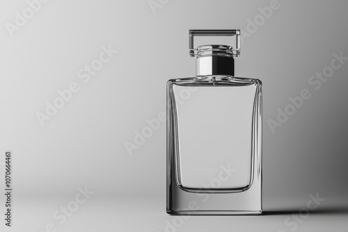 The elegance of a high-quality minimalist perfume bottle prototype mockup