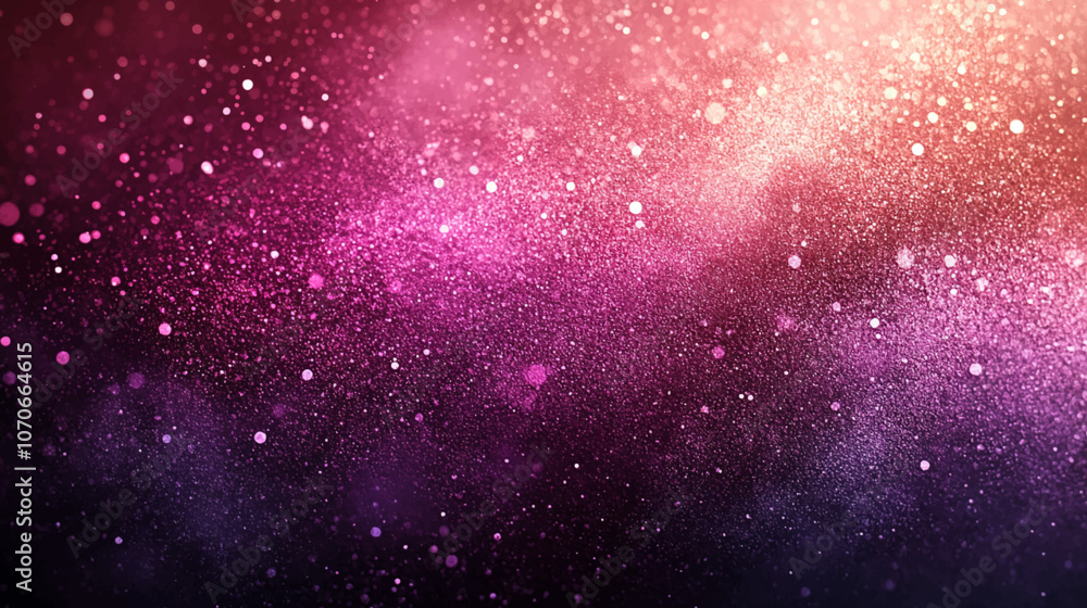 Fototapeta premium Dark purple pink , empty space grainy noise grungy texture color gradient rough vector illustration abstract background, shine bright light and glow template.