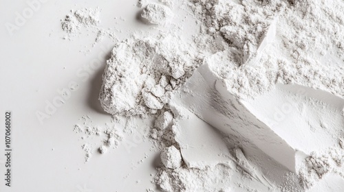 White Powder Texture: A Culinary Canvas