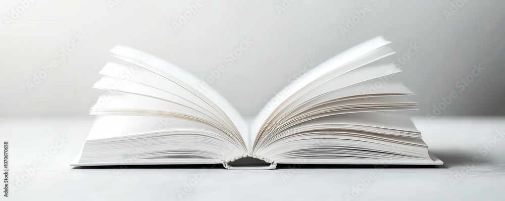 Fototapeta premium Create stunning hardcover book mockups with a minimalist neutral tone for your design projects