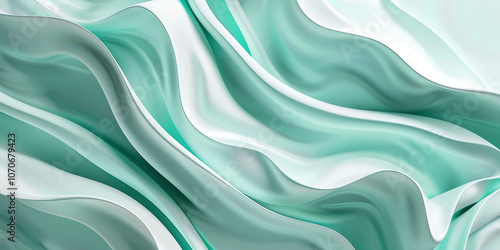  A modern abstract and simple mint green background featuring smooth gradients and subtle textures, creating a calming and contemporary aesthetic perfect for design projects.