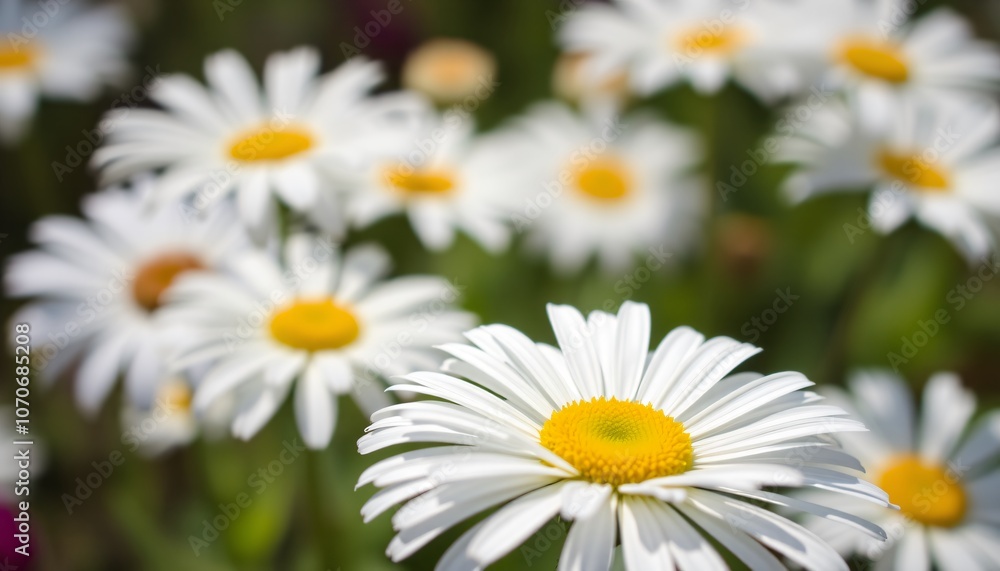 Fototapeta premium Daisy Flowers in Natural Light